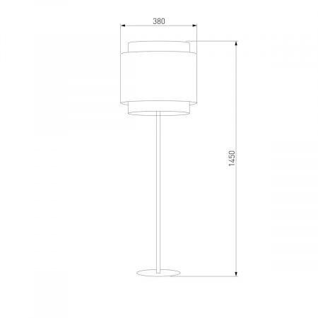 Торшер TK Lighting 5568 Boho Black