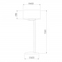 Торшер TK Lighting 5197 Troy White